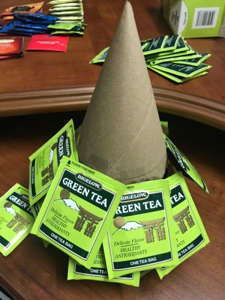 Christmas Tea Tree - start working your way up the tree