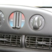 Car heater controls