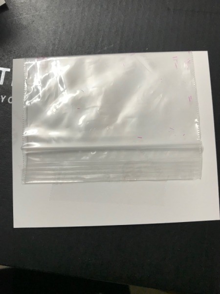 Christmas Snow Globe Card - tape bag to back of insert