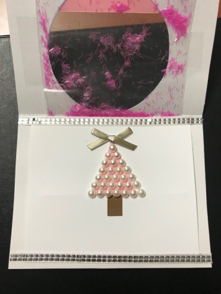 Christmas Snow Globe Card - repeat across the top