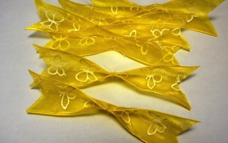 Pleated Ribbon Brooch - repeat with all pieces