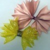 Pleated Ribbon Brooch - two finished pleated ribbon bows