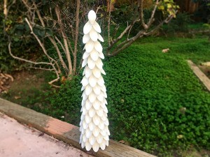 Plastic Spoon Tree - tree in the garden