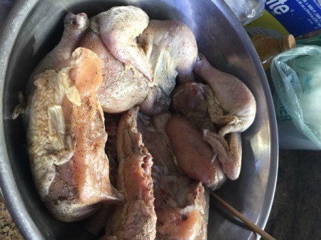marinating Chicken