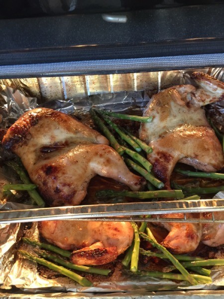 asparagus added to Chicken