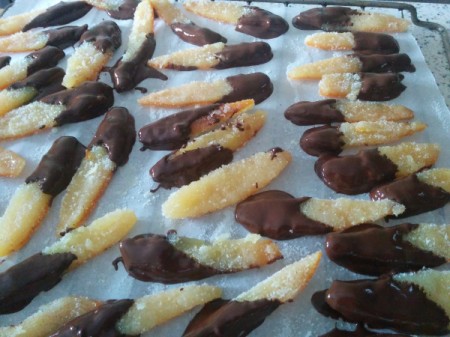 Orangeades finished on paper