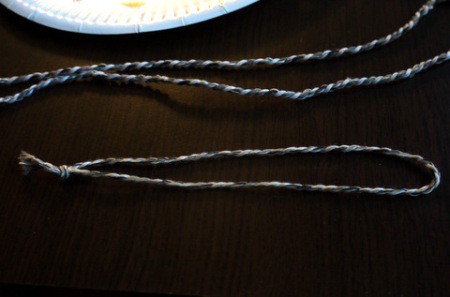 Hot Air Balloon Decoration - fold one in half and tie a knot in the end