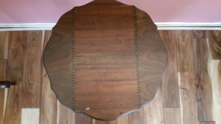Value of Two Inlaid Wood Tables