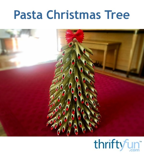 Making a Pasta Christmas Tree ThriftyFun