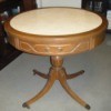 Value of Mersman Round Table - round table with pedestal and four legs, perhaps marble top