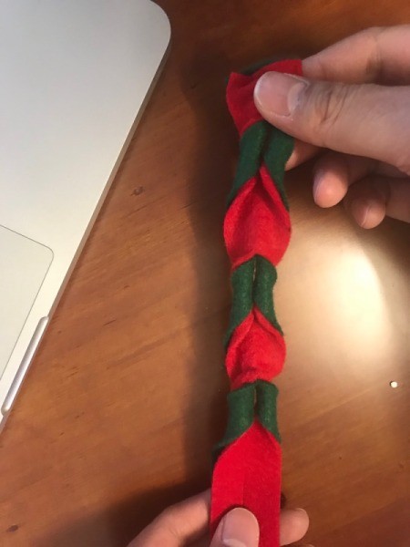 Easy Christmas Felt Garland or Bracelet - more
