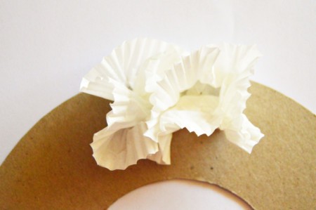 Christmas Eve Pillar Candle Decoration - glue second one next to first and continue until done