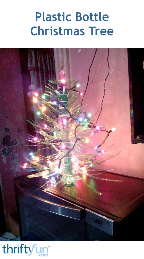 How to Make a Plastic Bottle Christmas Tree ThriftyFun