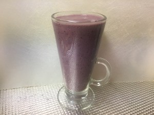 smoothie in glass