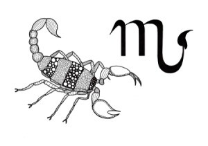 Scorpio Adult Coloring Page