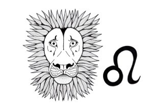 Leo Adult Coloring Page