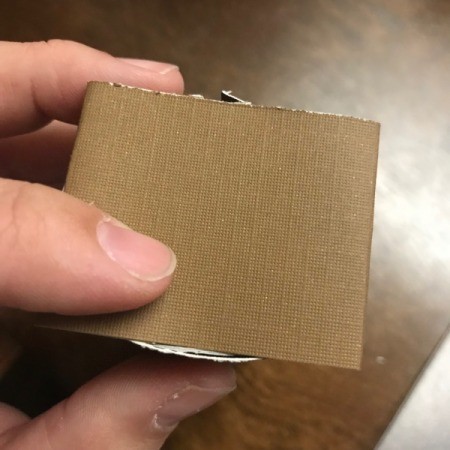 Holiday Reindeer Candy Holder - fold in thirds