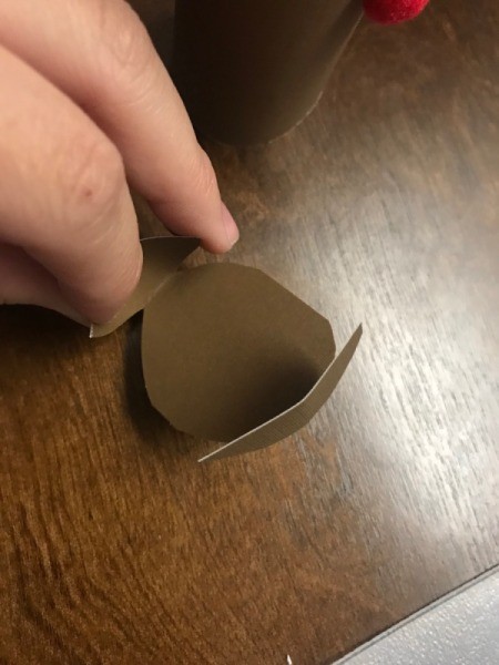 Holiday Reindeer Candy Holder - cut it out