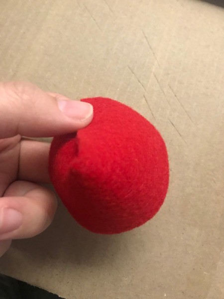 Holiday Reindeer Candy Holder - make a conical hat and glue