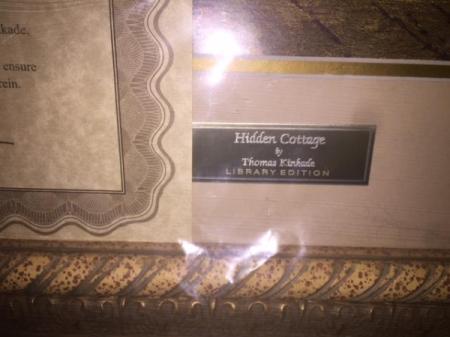 Thomas Kinkade Hidden Cottage Library Edition