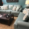 Wall Paint and Rug Color Advice - couch and chair