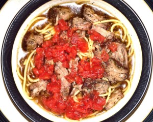 Italian Vermicelli Soup in bowl