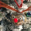 Cute Reindeer Ornament - ornament hanging on the tree