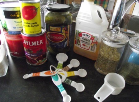 Mix Your Own Vegetable Juice ingredients