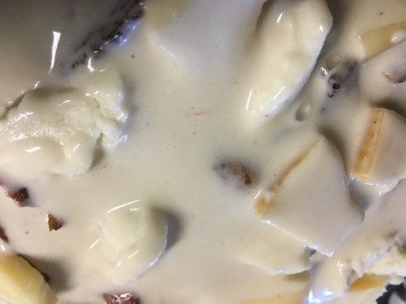 cover cheese with more batter