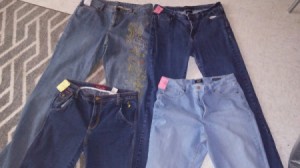 Buying Used Clothing - jeans