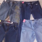 Buying Used Clothing - jeans