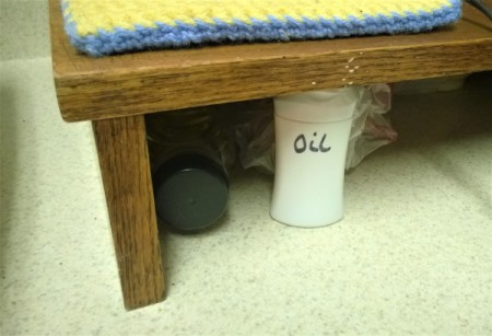 Store Oil in Recycled Plastic Bottle