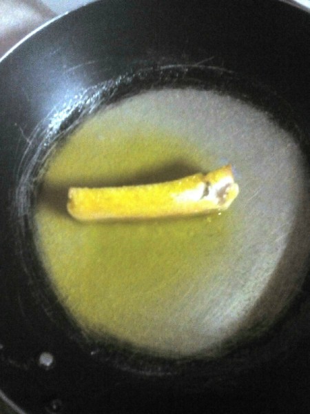 dipping Bread Sticks in butter