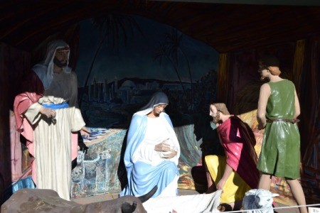 Nativity decoration in Balboa Park