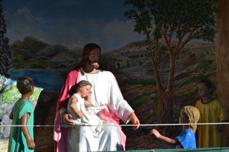 Nativity decoration in Balboa Park