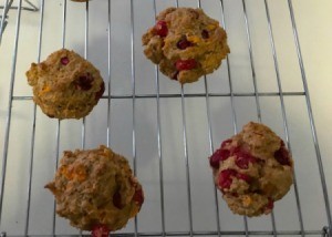 Cranberry Sweet Potato Muffins