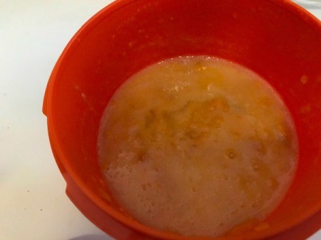 mixing wet ingredients