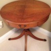 Age and Value of a Mersman Table - round pedestal table with drawer