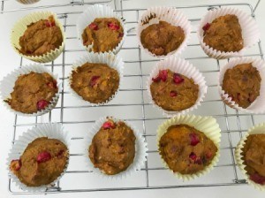 Cranberry Pumpkin Muffins