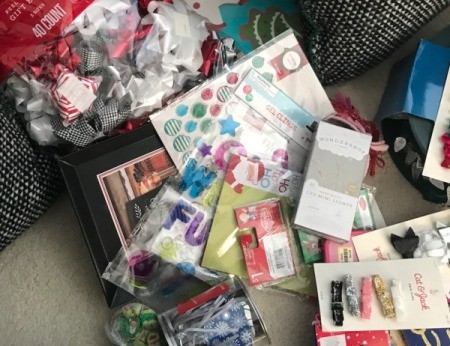 Many items on sale after Christmas.