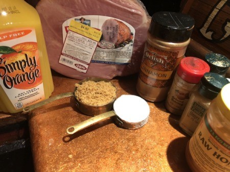 Honey Baked Ham ingredients