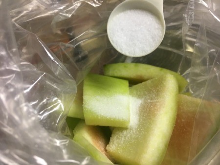 watermelon Rind pieces in bag