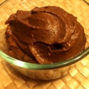 Avocado Chocolate Mousse in a bowl