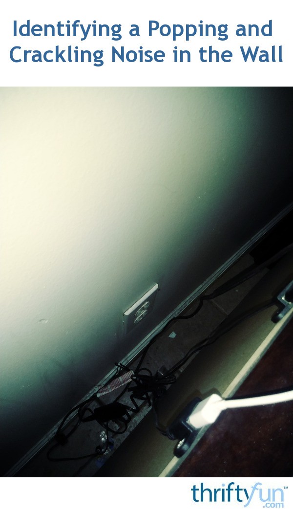 Identifying a Popping and Crackling Noise in the Wall? ThriftyFun