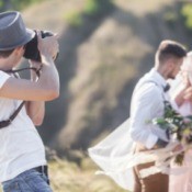 Student Photographer Shooting Wedding