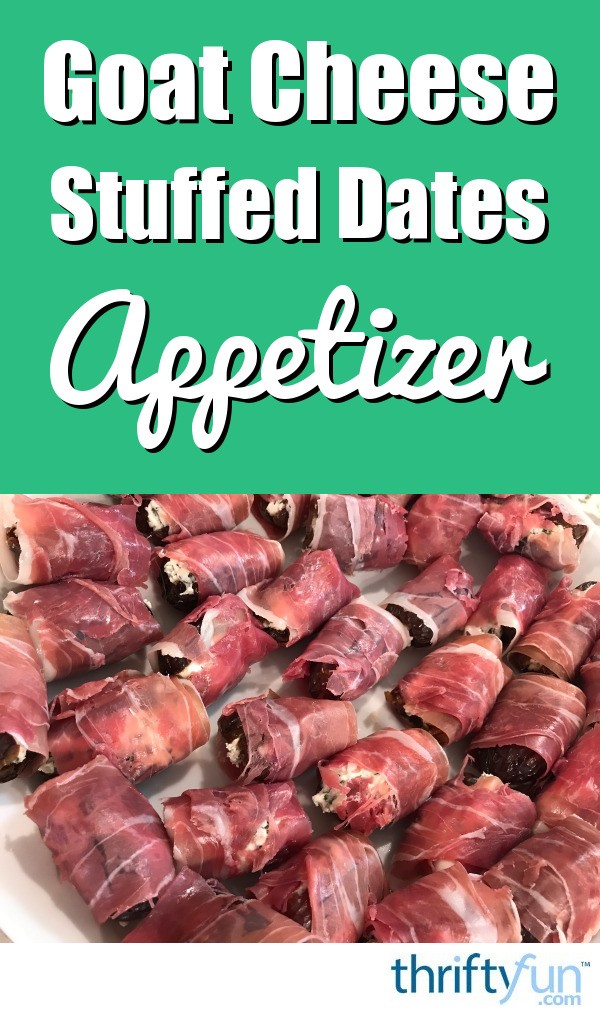 Goat Cheese Stuffed Date Appetizer ThriftyFun