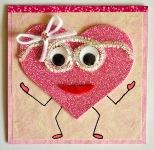 "Wide-Eyed Over You" Valentine Card