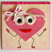 "Wide-Eyed Over You" Valentine Card