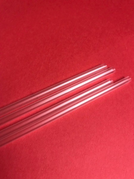 Heart Shaped Leis - clear drinking straws