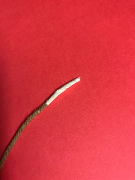 Heart Shaped Leis - yarn wrapped with tape